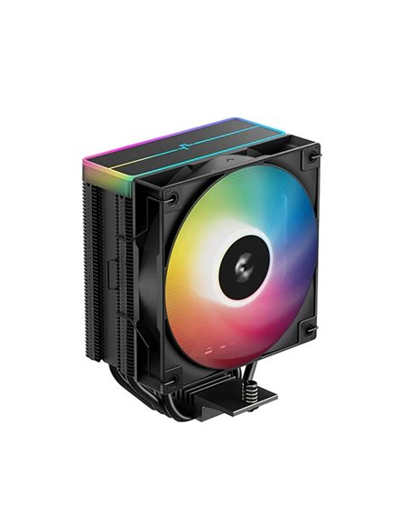 Кулер DEEPCOOL AG400 BK ARGB V2 / Universal / 220W / 500~2000rpm, <31.6dBA / 75.89CFM / Blac