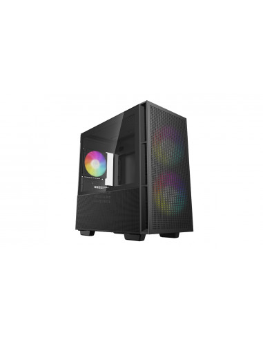 Carcasa DEEPCOOL CH360 / w/oPSU / Side-Window / Micro-ATX / Black