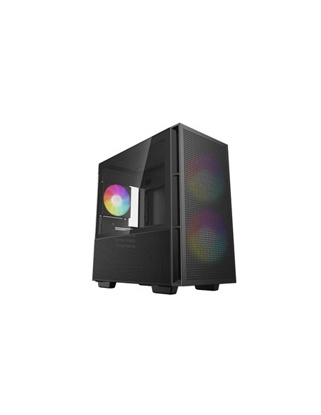 Корпус DEEPCOOL CH360 / w/oPSU / Side-Window / Micro-ATX / Black
