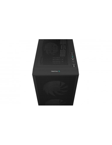Корпус DEEPCOOL CH360 / w/oPSU / Side-Window / Micro-ATX / Black