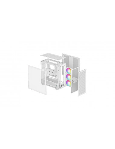 Carcasa DEEPCOOL MORPEUS WH / w/oPSU / Side panel / E-ATX / White