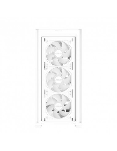 Carcasa ASUS A21 PLUS/ w/oPSU / 4x120mm ARGB fans/ mATX / White