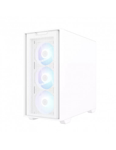 Carcasa ASUS A21 PLUS/ w/oPSU / 4x120mm ARGB fans/ mATX / White