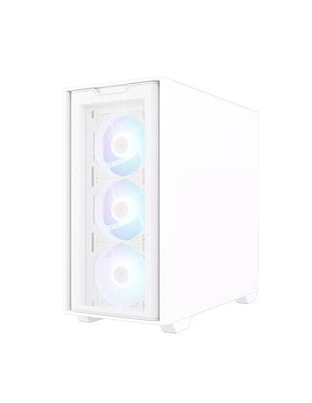 Корпус ASUS A21 PLUS/ w/oPSU / 4x120mm ARGB fans/ mATX / White