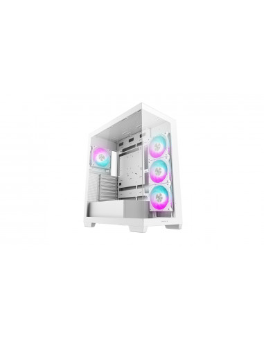 Carcasa DEEPCOOL CG580 4F WH/ w/oPSU / Side-Window / ATX / White