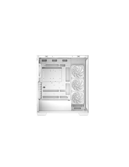 Carcasa DEEPCOOL CG580 4F WH/ w/oPSU / Side-Window / ATX / White