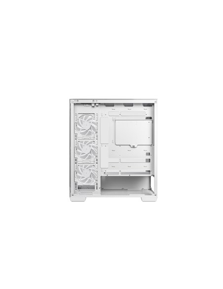 Carcasa DEEPCOOL CG580 4F WH/ w/oPSU / Side-Window / ATX / White