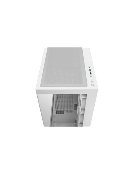 Carcasa DEEPCOOL CG580 4F WH/ w/oPSU / Side-Window / ATX / White