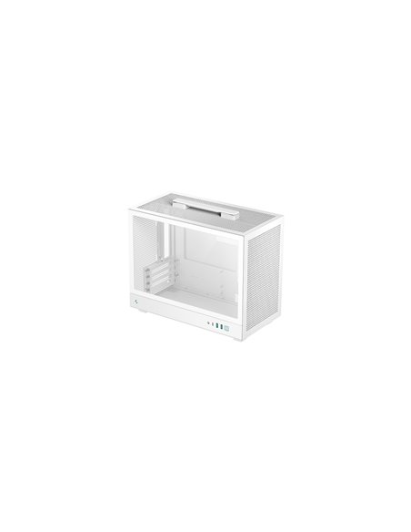 Carcasa DEEPCOOL CH160 PLUS WH / w/oPSU / Side-Window / mATX / White