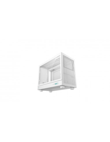 Carcasa DEEPCOOL CH160 PLUS WH / w/oPSU / Side-Window / mATX / White