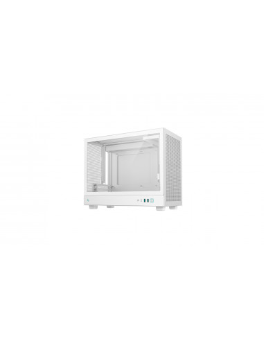 Carcasa DEEPCOOL CH160 PLUS WH / w/oPSU / Side-Window / mATX / White