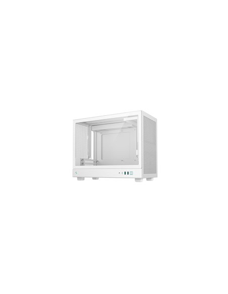 Carcasa DEEPCOOL CH160 PLUS WH / w/oPSU / Side-Window / mATX / White