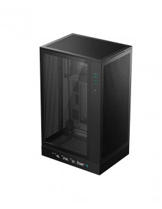 Корпус DEEPCOOL CH270 DIGITAL / w/oPSU / Side-Window / 1x120mm / mATX