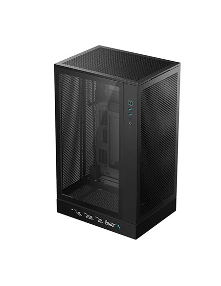 Корпус DEEPCOOL CH270 DIGITAL / w/oPSU / Side-Window / 1x120mm / mATX