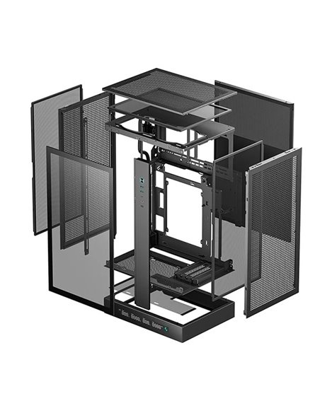 Корпус DEEPCOOL CH270 DIGITAL / w/oPSU / Side-Window / 1x120mm / mATX Корпус DEEPCOOL CH270 DIGITAL / w/oPSU / Side-Window / 1x120mm / mATX