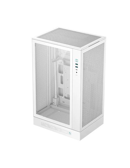 Корпус DEEPCOOL CH270 DIGITAL / w/oPSU / Side-Window / 1x120mm / mATX