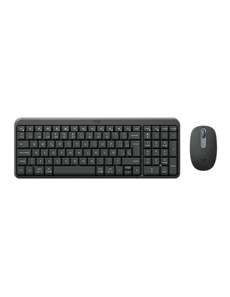 Tastatura Wireless Logitech Combo MK250, Graphite