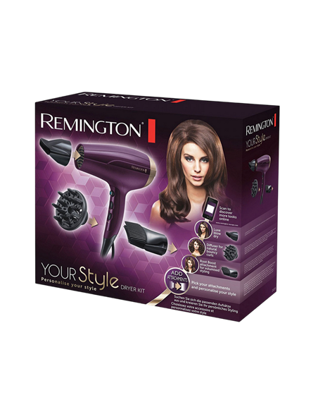 Фен Remington Your Style HD130, 2300Вт, Фиолетовый