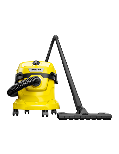 Aspirator Karcher WD 2 Plus V-12/4/18 + Duza de podea DN 35, Galben