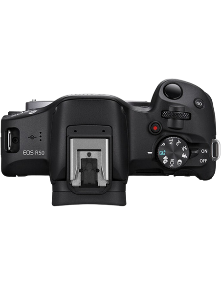 Aparat Foto Mirrorless Canon n EOS R50 Black & RF-S 18-45mm f/4.5-6.3 IS STM & RF-S 55-210mm f/5-7.1 IS STM KIT