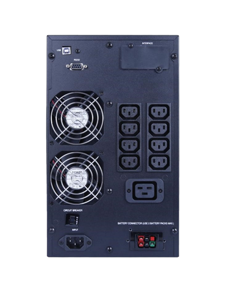 Sursă de alimentare neîntreruptibilă PCM MAC-2000, Online, 2000VA, Turn