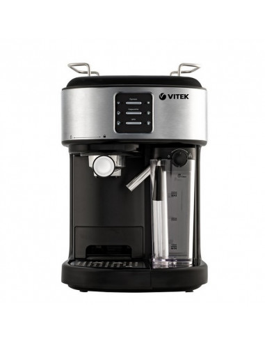 Cafetiera manuala VITEK VT-8489, 1250W, Argintiu