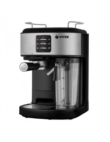 Cafetiera manuala VITEK VT-8489, 1250W, Argintiu