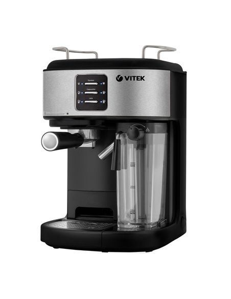 Cafetiera manuala VITEK VT-8489, 1250W, Argintiu