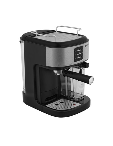 Кофеварка рожковая VITEK VT-8489, 1250Вт, Серебристый