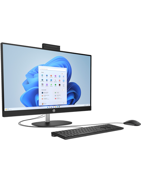 Computer All-in-One HP 7X9W4EA, 27", Intel Core i5-1335U, 16GB/512GB, FreeDOS, Negru