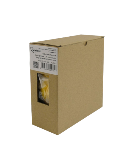 Нить для 3D-принтера Gembird FF-3DP-ABS1.75-02-Y, ABS, Желтый , 1.75 мм, 0,6 кг