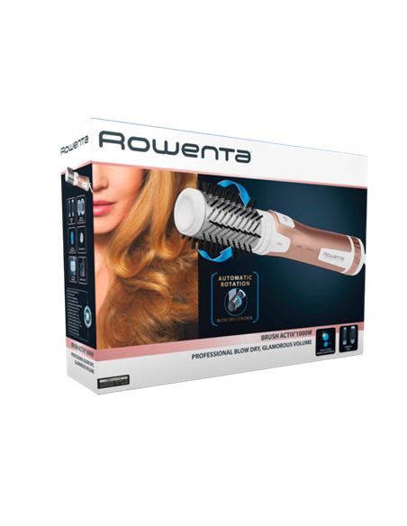 Uscător de păr-perie Rowenta CF9520F0, 1000W, Aur | Alb