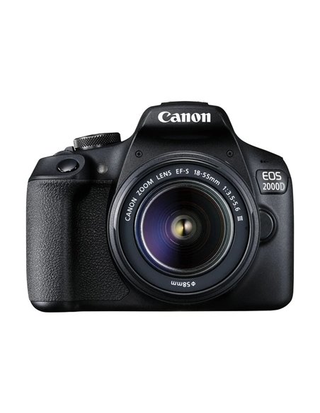 Зеркальный фотоаппарат Canon EOS 2000D & EF-S 18-55mm f/3.5-5.6 DC III KIT