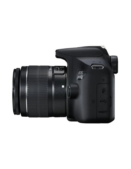 Aparat foto DSLR Canon EOS 2000D & EF-S 18-55mm f/3.5-5.6 DC III KIT