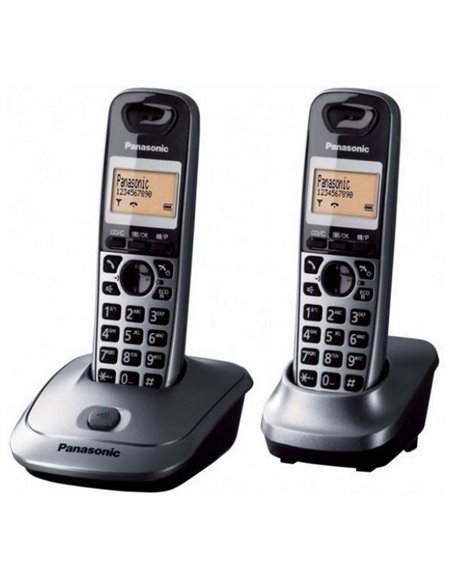 Радиотелефон Panasonic KX-TG2512, Серый Металлик Радиотелефон Panasonic KX-TG2512, Серый Металлик