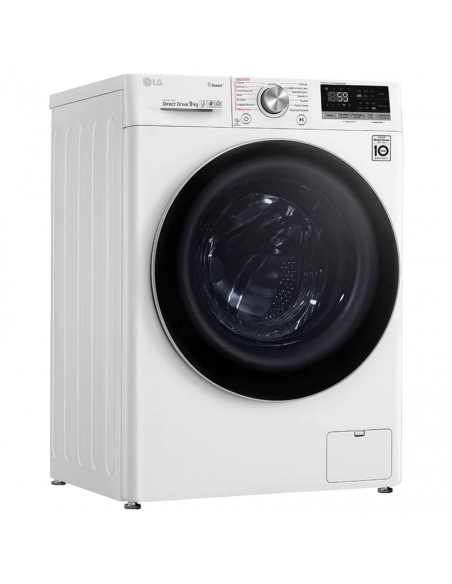Mașină de spălat LG F4WV509S1E, 9kg, Alb