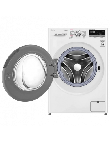 Mașină de spălat LG F4WV509S1E, 9kg, Alb