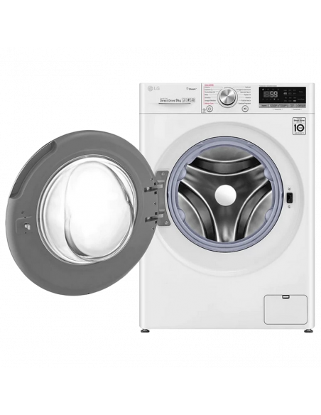 Mașină de spălat LG F4WV509S1E, 9kg, Alb