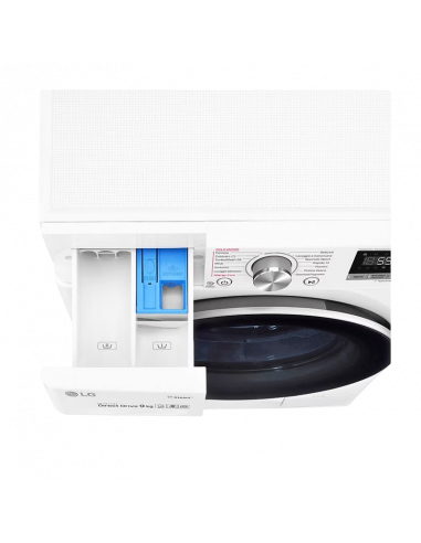 Mașină de spălat LG F4WV509S1E, 9kg, Alb