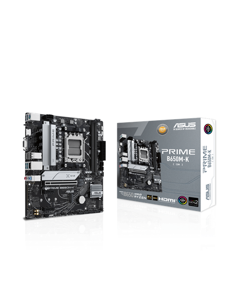 Материнская плата ASUS PRIME B650M-K, AM5, AMD B650, Micro-ATX
