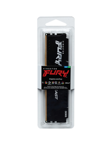 Оперативная память Kingston FURY Beast, DDR5 SDRAM, 6000 МГц, 16Гб, KF560C30BB-16 Оперативная память Kingston FURY Beast, DDR5 SDRAM, 6000 МГц, 16Гб, KF560C30BB-16