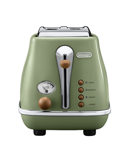 Тостер DeLonghi CTOV 2103 GR, Зеленый Тостер DeLonghi CTOV 2103 GR, Зеленый