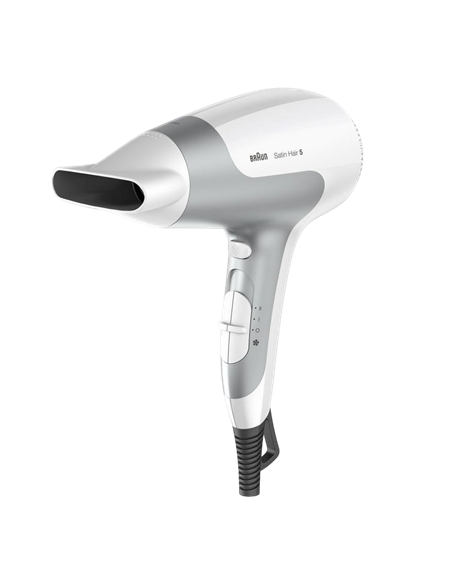 Uscător de păr BRAUN Satin Hair 5 PowerPerfection, 2500 W, Alb