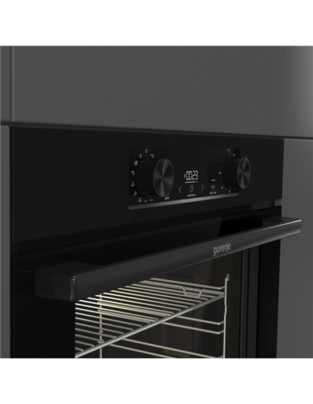 Электрический духовой шкаф Gorenje BOP6737E02BK, Черный