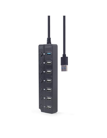 USB-концентратор Gembird UHB-U3P1U2P6P-01, Чёрный