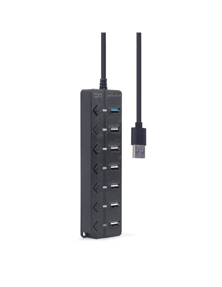 USB-концентратор Gembird UHB-U3P1U2P6P-01, Чёрный