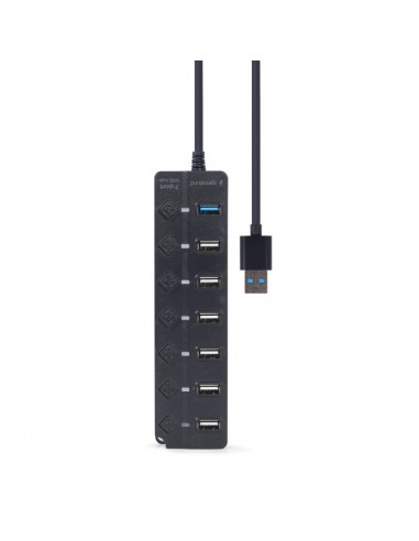 USB-концентратор Gembird UHB-U3P1U2P6P-01, Чёрный