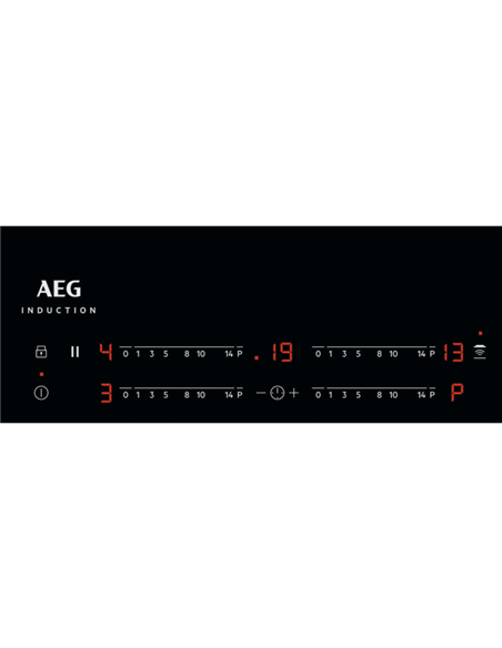 Plită cu inducție AEG IKB64431XB, Negru