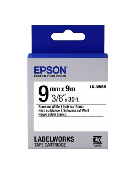 Epson LK-3WBN, 9мм х 9м