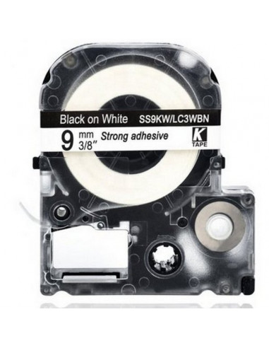Epson LK-3WBN, 9мм х 9м